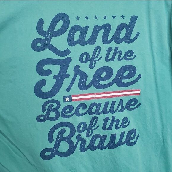 Royce Brand 2XL T Shirt America Land of the Free Because of the Brave - Picture 6 of 7